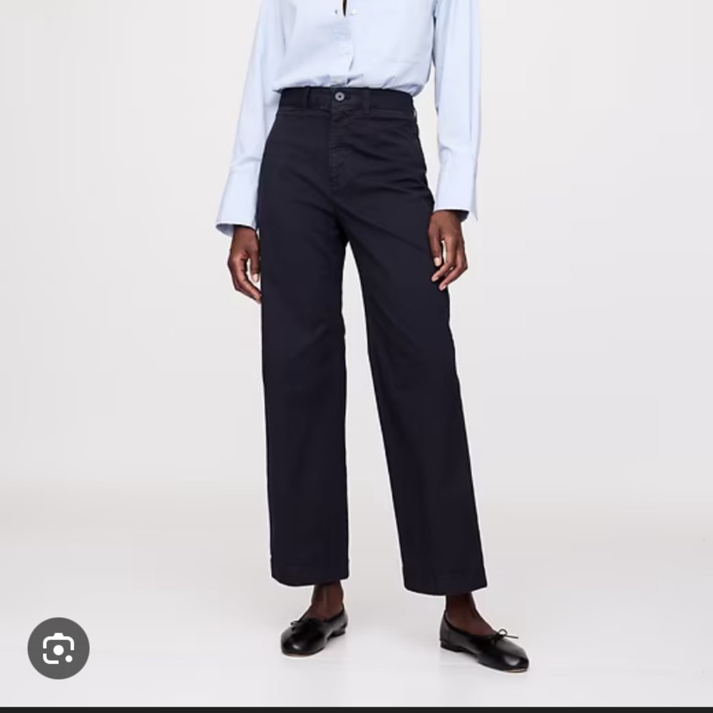 GAP Navy High Rise Ankle Pants